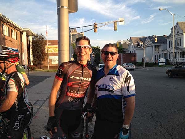 Gary Bernstein rides with Team Jamis
